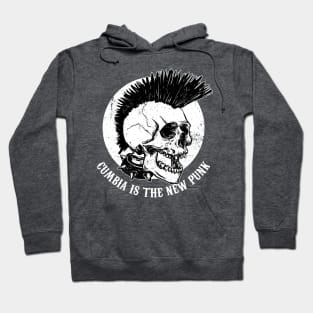 Cumbia is the new PUNK - skull design Hoodie